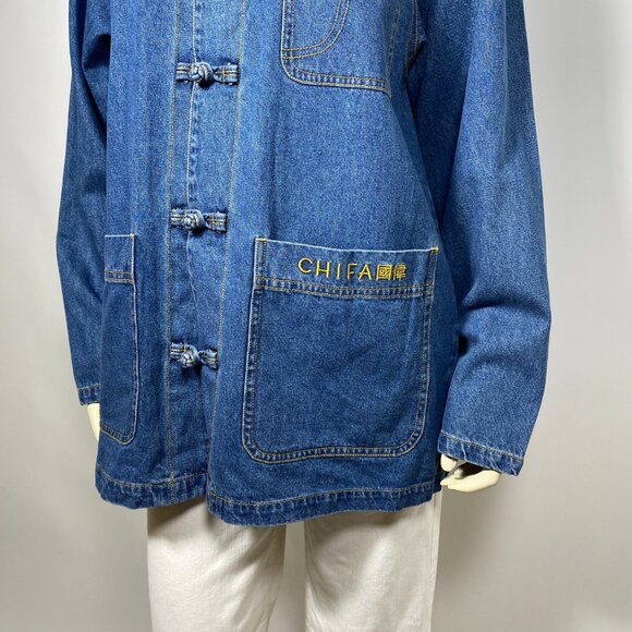 OPENING CEREMONY x CHIFA Denim Oversize Uniform Jacket - Picture 9 of 11